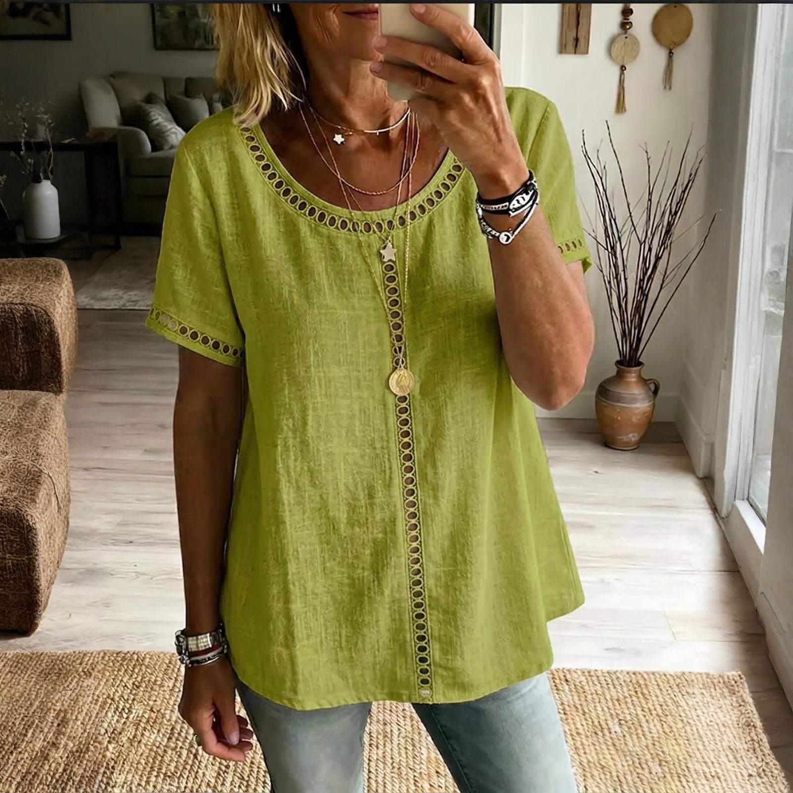 Женская цветная хлопково-льняная майка свободного покроя, без рукавов, универсальная базовая топ L