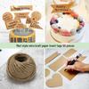 Kraft Paper Happy Birthday Cake Topper - Handwritten Decoration Insert