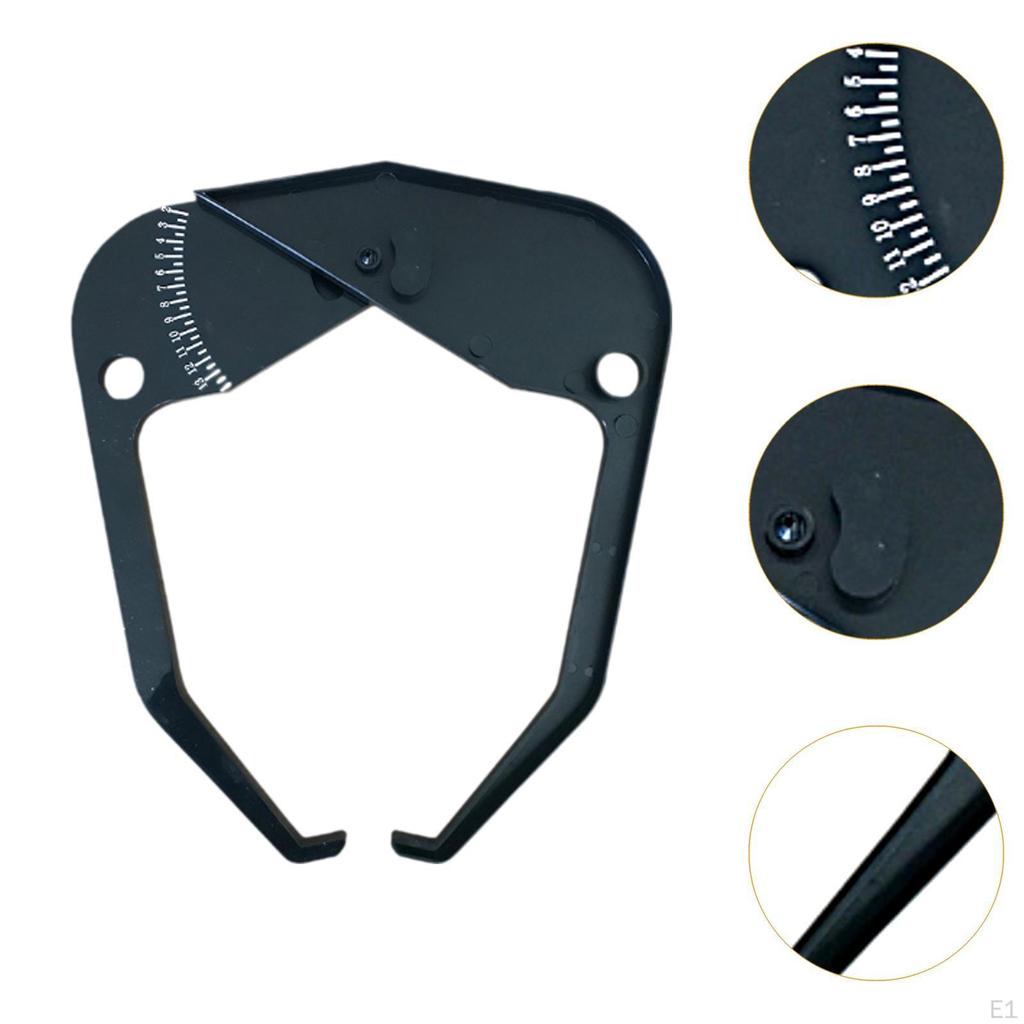 Tire Balancer Caliper Rim Width Caliper,Automotive Easy To Read Black Car Balancing Tool