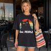 Comfort Colors® Ew People Funny Black Cat Lover T-Shirt