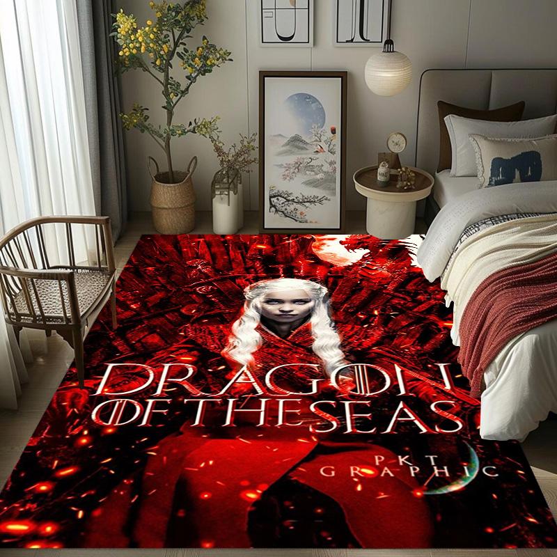 Daenerys's Resolve: Faith Power carpet Living room and bedroom mats Suitable for all seasons Art Doormat Dormitory decoration