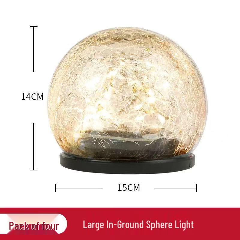 Wasserdichte Solar-Gartenleuchten: Sphärische Hof- & Terrassendekoration für den Außenbereich