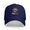 Distressed Adjustable Pug Mom Dog WoUnisexs Denim Baseball Cap Mom Trucker Hat Cap for WoUnisex Unisex