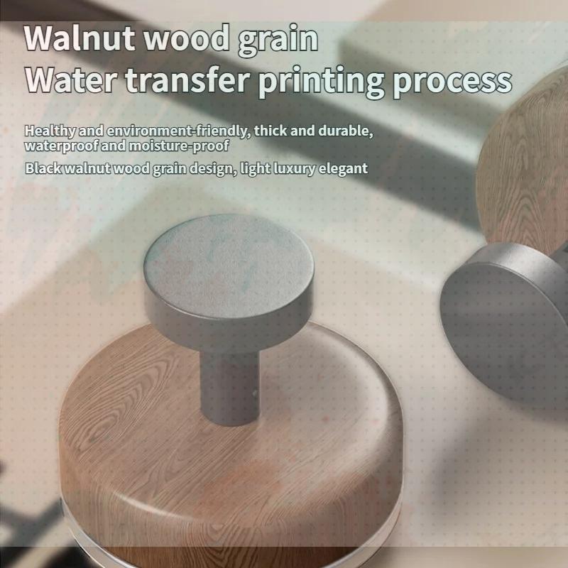 Holz-Saugnapfhaken Dekorative Walnuss-Aufhänger für Schlüssel, Handtücher und Kleidung an Türen, Schränken oder Wänden