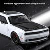 1:24 Scale Hellcat Sports Car Model Toy Shock Absorption Pull Back Doors Opened Supercar Models Children's Interactive Toys