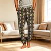 Men's Casual Sleep Pants with Pockets for Home Relaxation