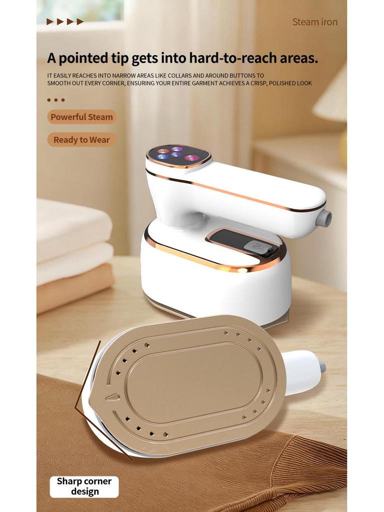 Vaporizador y Plancha Rotatoria de Alta Potencia para Ropa 2025