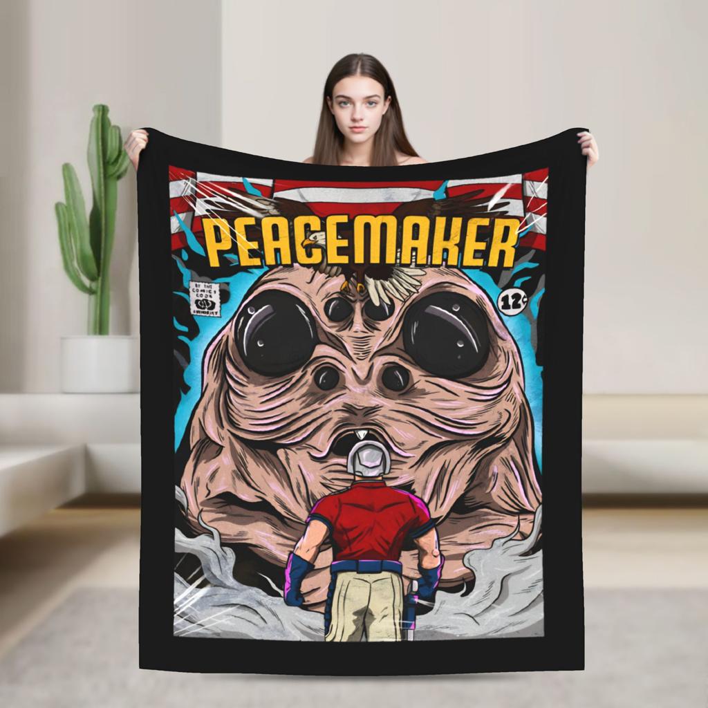 Vigilante Adrian Chase Peacemaker Blanket Coral Fleece Plush Multi-function Ultra-Soft Throw Blankets for Home Couch Bedspreads