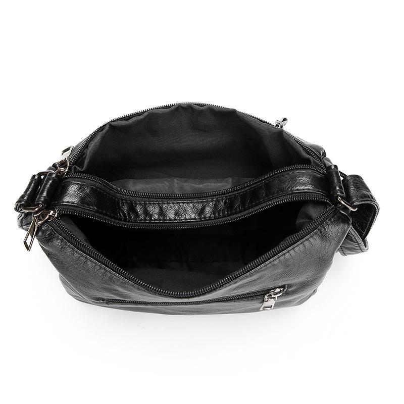 Women's Multi-Compartment Shoulder Bag Middle-Aged and Elderly Mother's Bag Crossbody Bag Small Square Bag