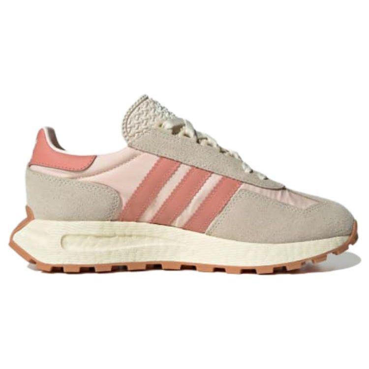 Adidas Originals Retropy E5 Comfortable Versatile Slip Resistant Durable Low Top Lifestyle Casual Shoes Women sneaker Pink Brown IE7728