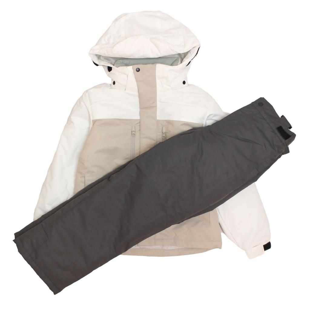 Happy Junior Ski Wear Top and Adjustable 130cm Kids' Set, Bottoms, Girls, Size, Beige,