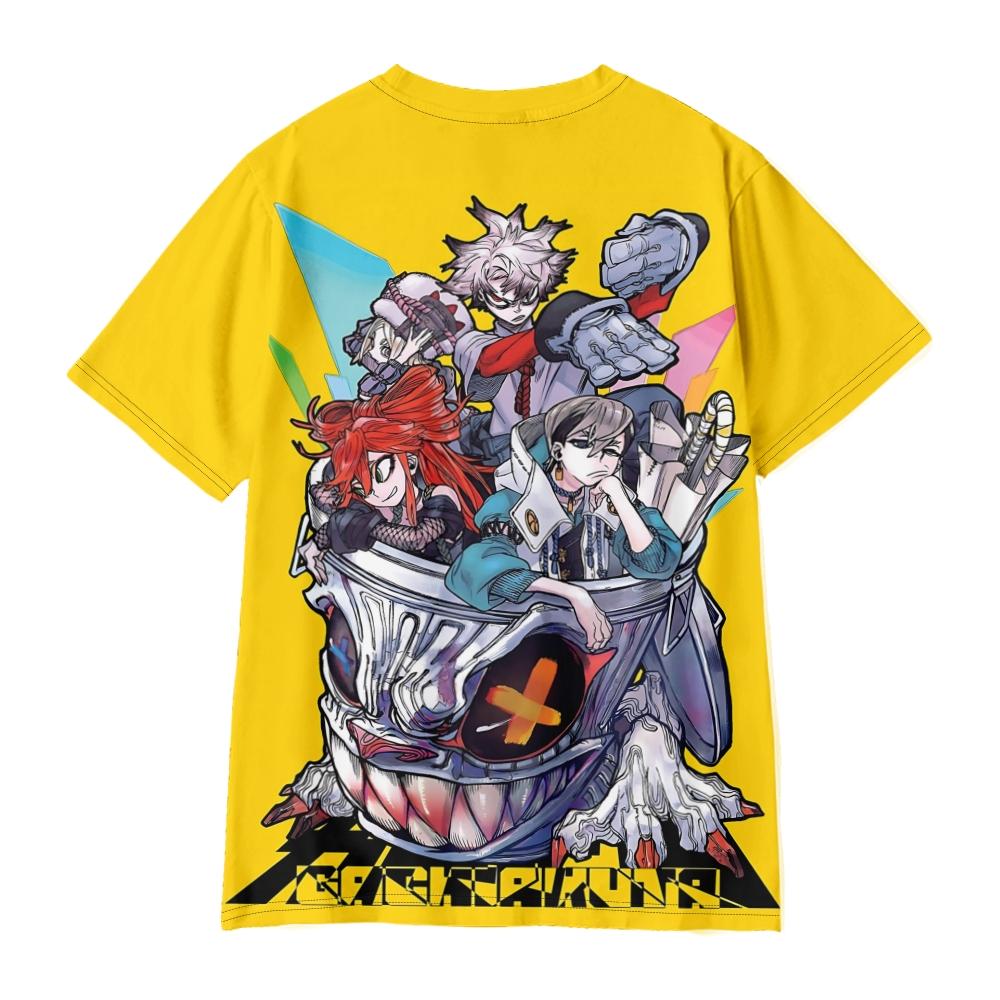 7 Colors New Summer Women Men's Short Sleeve GACHIAKUTA Cartoon Tshirts Fitness Clothing New Men Tee Shirt Cosplay T-Shirts