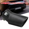 Car Exhaust Muffler Tip Round Aluminum Alloy Muffler Tail Trim Tailpipe Auto Exhaust Pipe Silencer Tube Tips Car Accessories