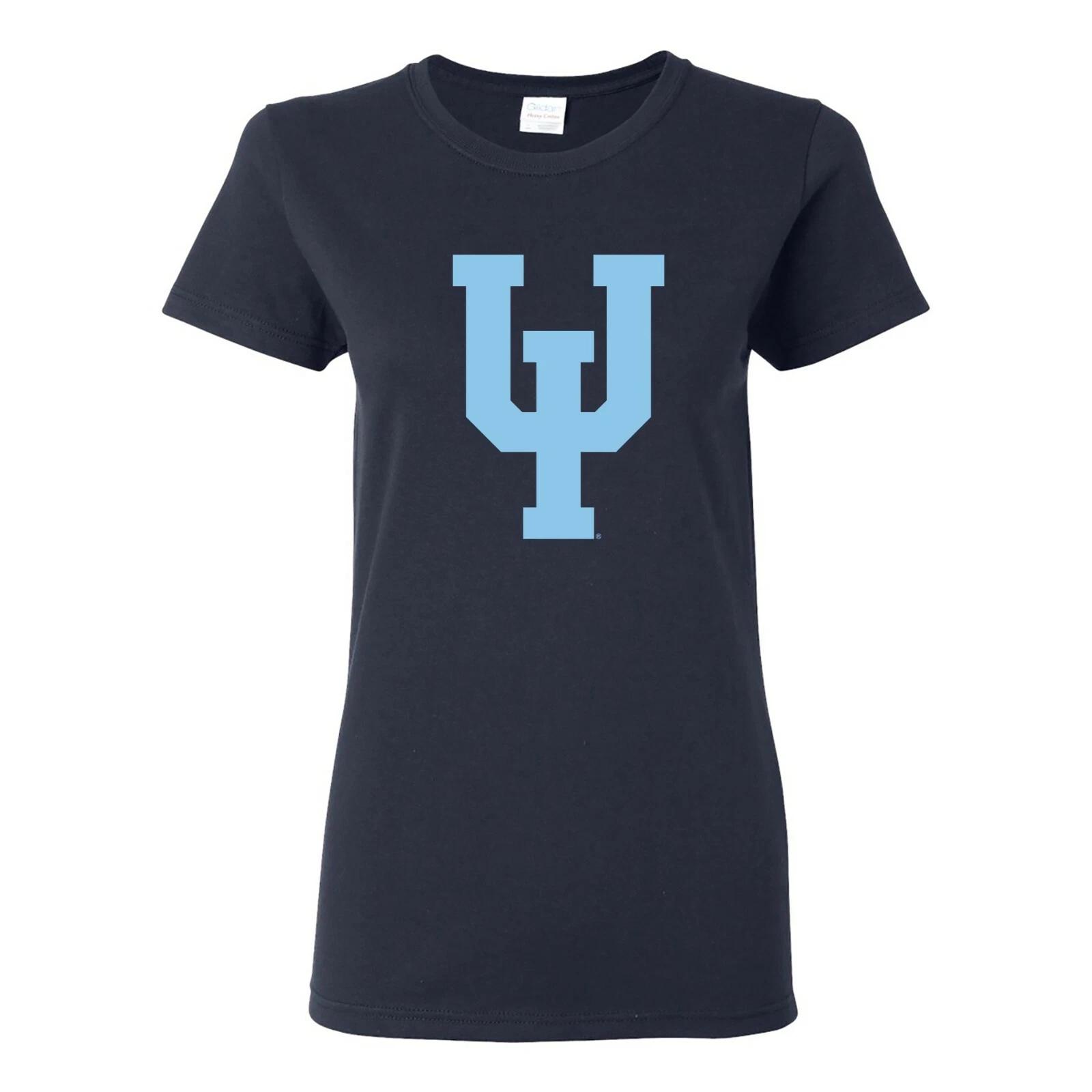 Upper Iowa University Peacocks Primary Logo Women s T Shirt - Navy XL
