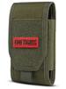 OneTigris US Military Favorite Smartphone Pouch for iPhone Sony Compatible with the Same Inch Adhesive Fastener Can Be Attached To MOLLE Silicone