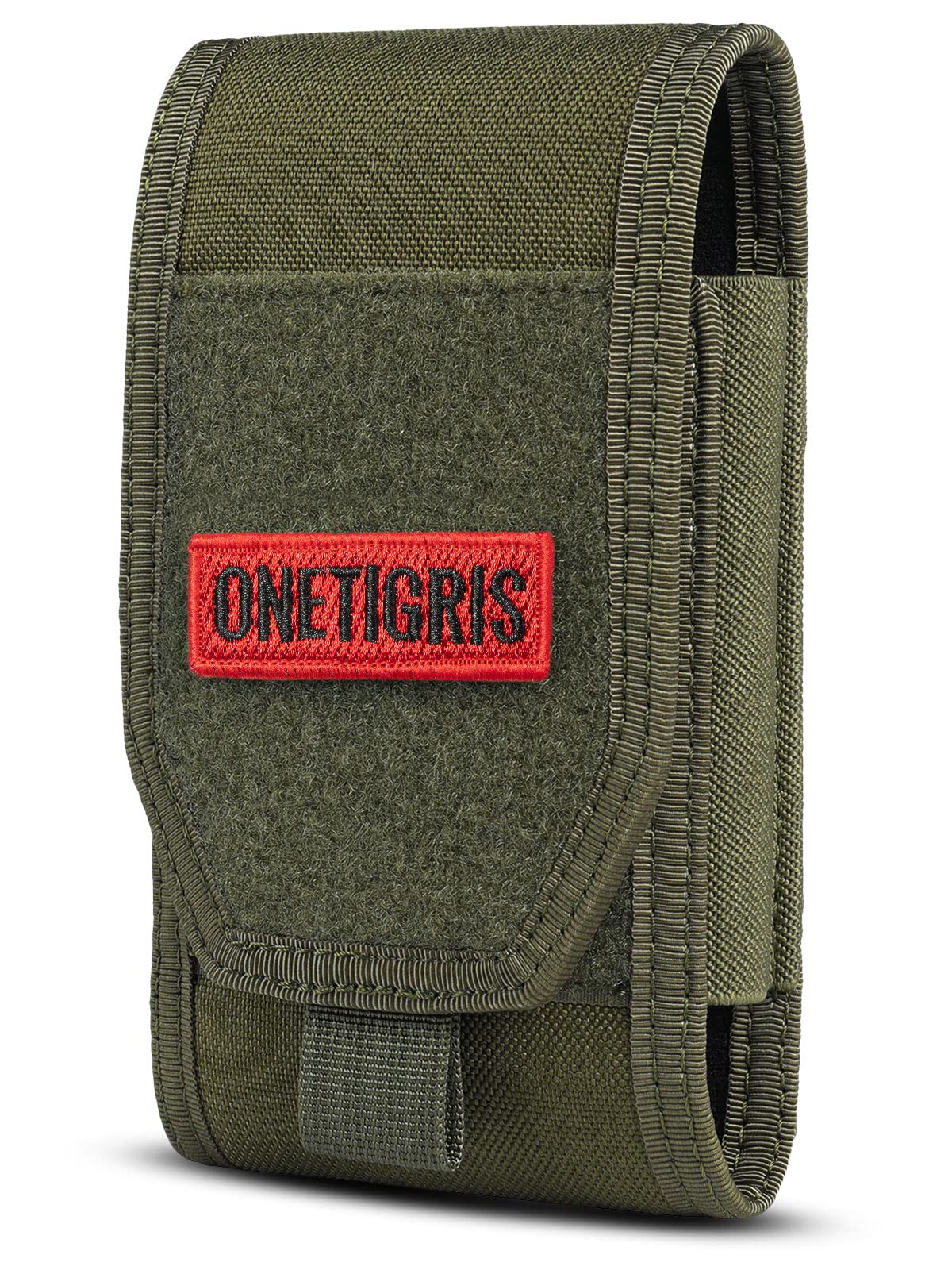 

Улюблений військовими США чохол для смартфона OneTigris для iPhone Sony Сумісний із клейкою застібкою того ж дюйма, можна прикріпити до MOLLE силіконовий зелений