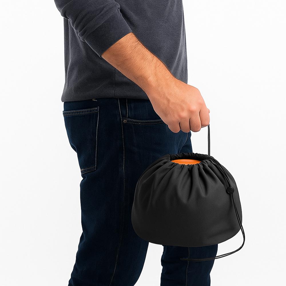 Solid Color Basketball Tote Bag Large Capacity Ball Handbag  Outdoor Sports
