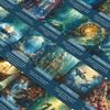 GZSYXHJYXGS Sea of ??Wisdom Oracle Cards, Mystical Creatures Undersea Oracle Cards, Underwater and Nautical Themed Oracle Deck, Oracle Cards for Begin