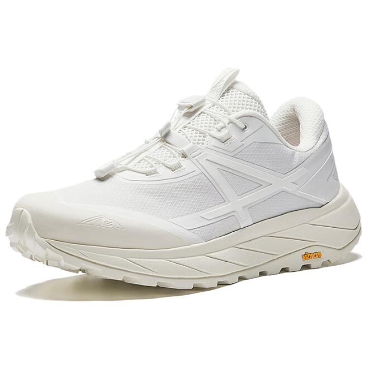 New Anta Walker Cushioning Anti Slip And Wear Resistant Low Top Trekking Shoes Men's Papyrus White 112446645A-1