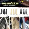 3PCS Interior Door Handle Panel Pull Cover Trim For BMW X5 X6 E70 E71 2007-2013