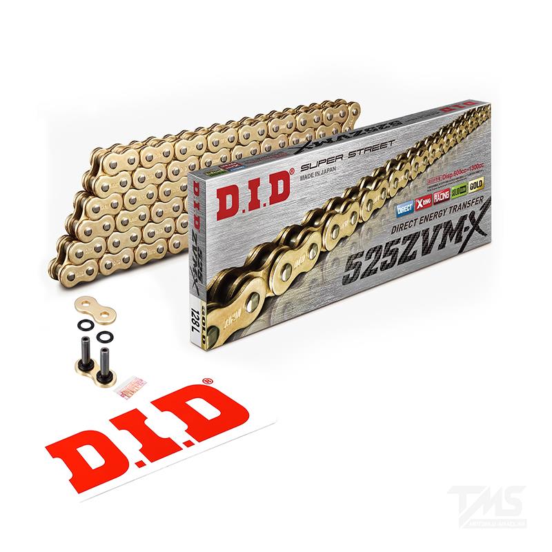 

Did 525-128Zvm-x 2014-2022 BMW S 1000 XR Uyumlu Zincir Zvm-x Gold