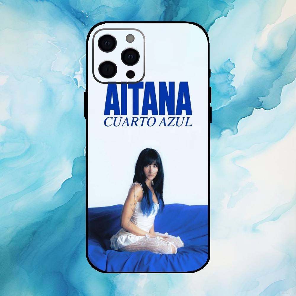

Singer A-Aitana CUARTO AZUL Phone Case For iPhone17,16,15,14,13,12,11 Plus,Pro Max Soft Black Cover iPhone12
