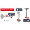 180mm Universal Projector Mount 3KG Load Projector Bracket Mini Projector Mount  Home Theater