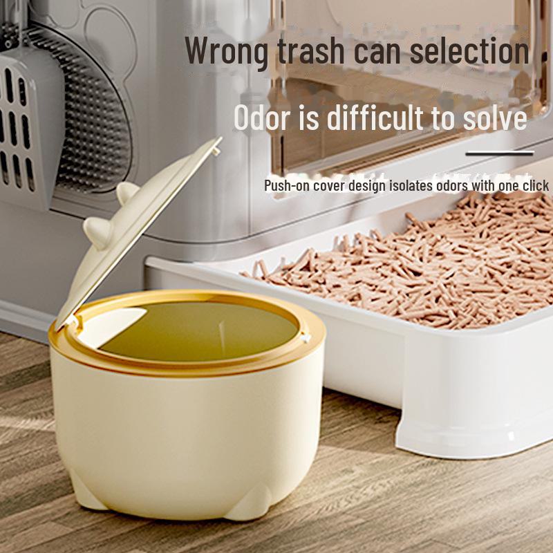 Desktop Car Trash Can & Storage Box for Tissues and Snacks