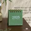 2025 Mini MUJI-Style Retro Desk Calendar | Punch Card & Lunar Features | Desktop Decoration & Ornaments