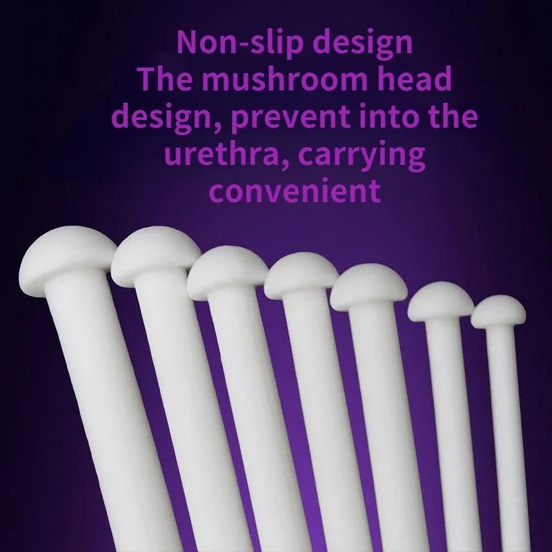 Silicone  Horse Eye Stimulator Adult Sex Toys Urethra lDilator Sounding Catheter Penis Plug Insert Urethra Catheters For Men Gay