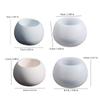 Practical Succulent Flower Pots Sturdy Silicone Mold Cement Plaster Craft Supplies for Garden and Indoor Decoration