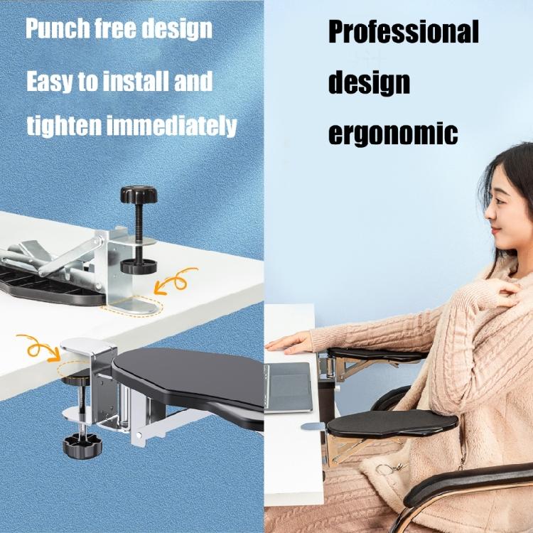 Arm Rest For Desk Arm Support For Computer Desk Ergonomic Desk Extender Mouse Pad Holder Adjustable Arm Rest Support