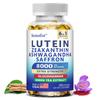 Lutein Supplement, With Zeaxanthin, Saffron Extract, Glucomannan, 120 Softgels Per Bottle