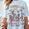 Disney Cinderella Est 1950 Comfort Colors Shirt, Cinderella And Co Sewing Club Shirt, Disney Princess Sewing Shirt, Cinderella And Mice Tee