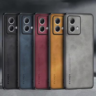 Für Motorola Moto G84 G54 G34 G24 G14 G22 5g Luxus Schaffell Ledertasche auf G 84 54 34 24 14 22 Männer Retro Business Rückseite