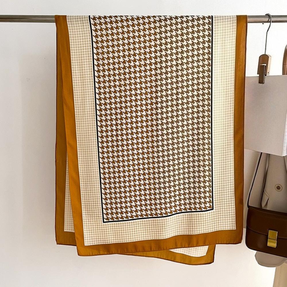 70X180Cm Retro Cashew Print Scarf Women'S Autumn And Winter Polyester Fiber Scarf Warm Sun Protection Neck Shawl