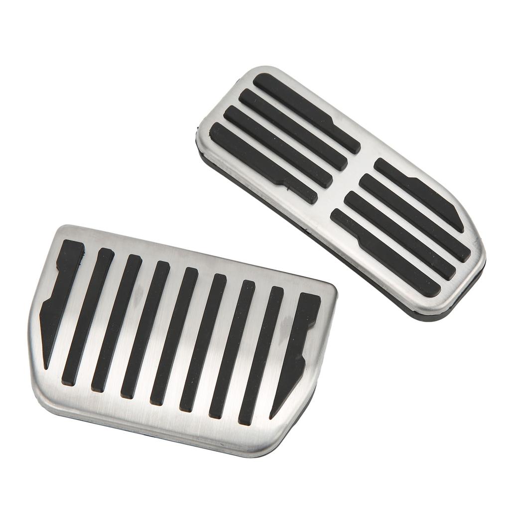 2pcs Car Accelerator Gas Brake Pedal Foot Rest Plate Cover Replacement for Jaguar XE XF FPACE