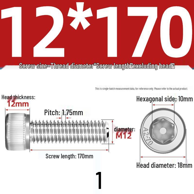 304 Stainless Steel Hex Socket Cap Screw with Extended Thread