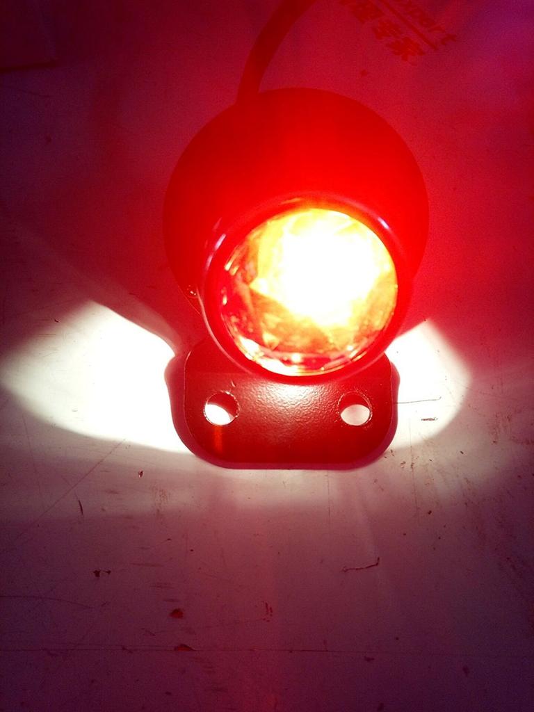 TASWK Motorcycle Brake Light License Plate Holder with Tail Light for Suzuki, Honda, Yamaha, and Kawasaki