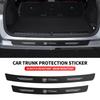 Auto Kofferraumaufkleber Heckstoßstangen-Schutz Carbonfaser-Textur Dekor Zubehör für Escalade GT4 XT4 ATS XT5 CTS XTS RS