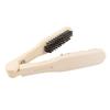 Clamp Hair Brush Straightener Double Sided Wooden Hair Brush Hair Straightener Hair Salon Supplies