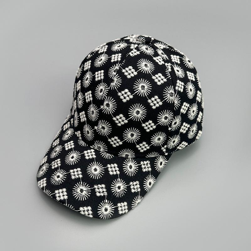 Cappellino da Baseball Retrò Pattern Guochao Torre di Parigi per Uomo e Donna Parasole Moda Cappellino da Esterno