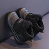 Children's White High-Top Velcro Shoes 2025 - Plus Velvet, Thick Sole