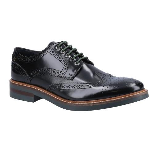 BASE LONDON Herren Woburn Excel Leder-Brogues