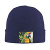 Cute Macaw Parrots Warm Knitted Cap Winter Knit Bonnet Hat Skullies Beanies Hip Hop Caps for Unisex