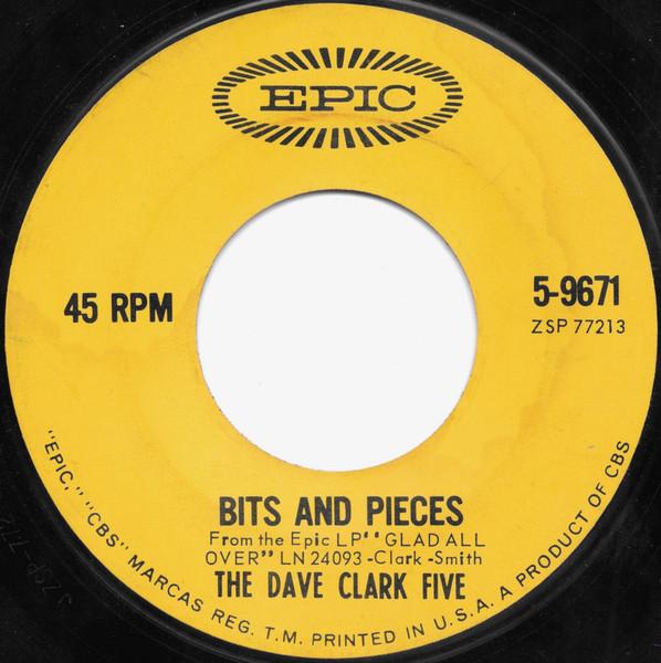 

7inch Record DAVE CLARK FIVE Bits And Pieces ZSP77212 Epic 1964 US Rock Used