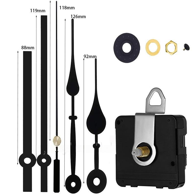 

1set DIY Clockwork Table Hanging DIY Watch Repair Part Clock Mechanism Silent Quartz Movement Machine Wall Hands Pointer Kit