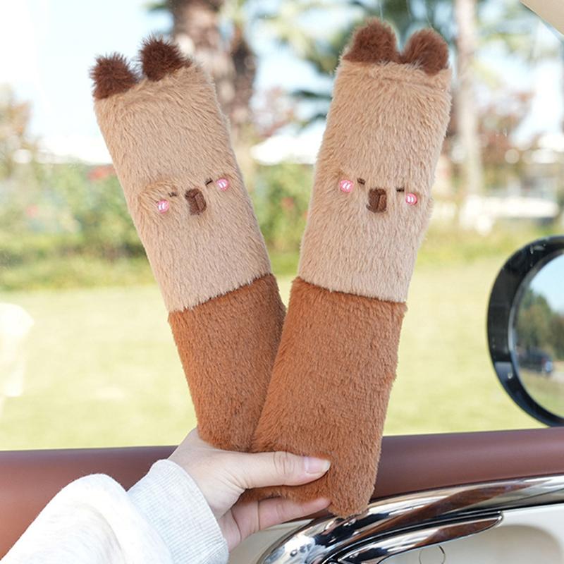 Auto Capybara Plüsch Zubehör Auto Rücksitz Hängen Plüsch Halter Abdeckung Auto Spielzeug Innen Dekoration