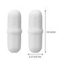 2 Pcs Magnetic Stirrer Mixer Blender Mixing Cup Coffee Stirring Bar Pp Laboratory Plate