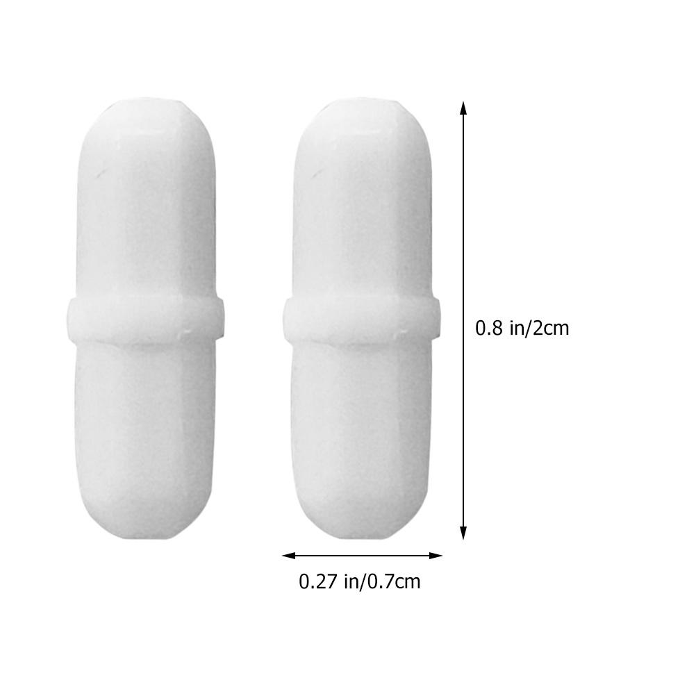 2 Pcs Magnetic Stirrer Mixer Blender Mixing Cup Coffee Stirring Bar Pp Laboratory Plate